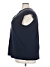 Anne Klein Blue Short Sleeve Blouse Size 3X - photo 5