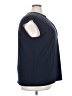 Anne Klein Blue Short Sleeve Blouse Size 3X - photo 4