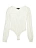 Lulus Ivory Long Sleeve Blouse Size S - photo 1