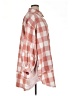 Easel Checkered-gingham Pink 3/4 Sleeve Blouse Size 1X - photo 4