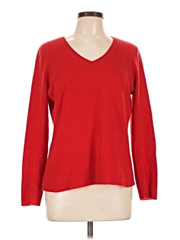 Ann Taylor Factory Cashmere Pullover Sweater (view 1)