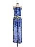 Desigual Paisley Blue Jumpsuit Size 30 waist - photo 1