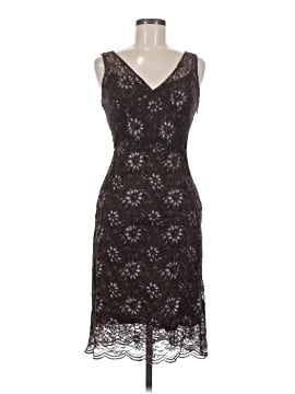 dress barn plus size BCBGMAXAZRIA Womens Embroidered Maxi Evening Dress Pink 12 main image 0