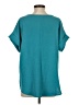 Entro 100% Polyester Teal Short Sleeve Top Size S - photo 2