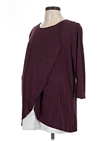 Motherhood 3/4 Sleeve Top (view 1)