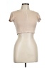 Love Charm Tan Short Sleeve Turtleneck Size L - photo 1