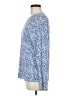 J. McLaughlin 100% Modal Blue Long Sleeve Blouse Size M - photo 5