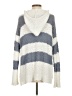Adora Stripes Silver Pullover Sweater Size S - photo 2