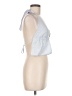 Unbranded Silver Sleeveless Blouse Size S - photo 4
