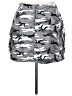 Unbranded 100% Polyester Camo Gray Casual Skirt Size 2X - photo 1