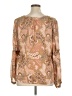 DR2 100% Polyester Tan Long Sleeve Blouse Size XL - photo 2