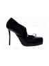 Christian Louboutin Black Leather Cassiastic Pumps 100mm Size EU (IT) 41 1/2 / US 11 1/2 - photo 1