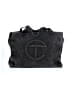 Telfar Black Gray Medium Denim Shopping Bag One size - photo 1