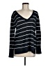 Banana Republic Stripes Black Pullover Sweater Size M - photo 1