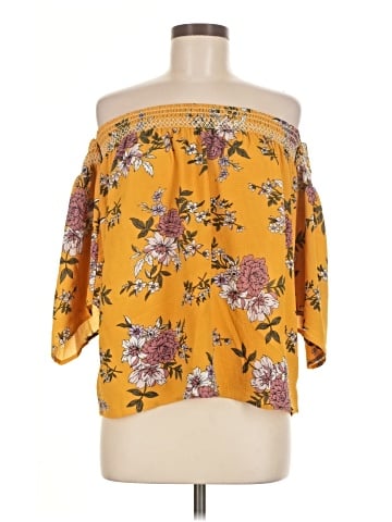 Blue Rain 3/4 Sleeve Blouse (view 1)