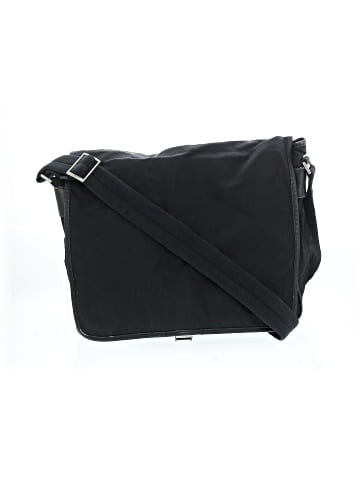 Prada Tessuto Nylon Saffiano Buckle Flap Messenger Bag (view 1)