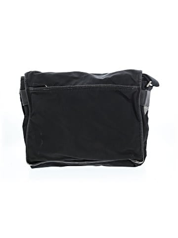Prada Tessuto Nylon Saffiano Buckle Flap Messenger Bag (view 2)