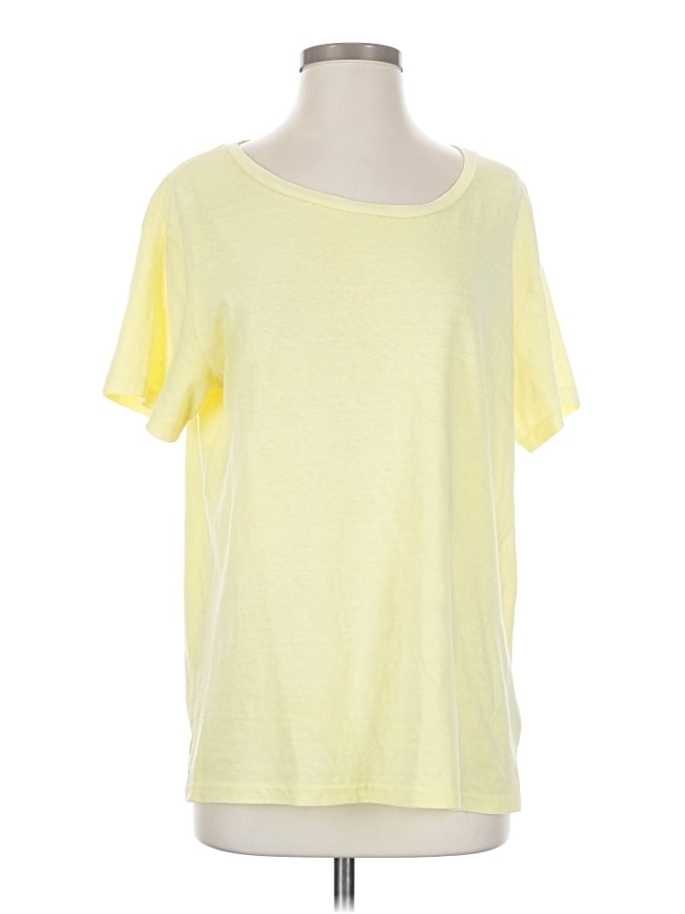 Pre-owned John Elliott Short Sleeve T-shirt In Yellow