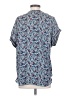 Max Studio 100% Polyester Blue Short Sleeve Blouse Size S - photo 2