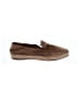 Prada 100% Leather Brown Tan Suede Espadrille Flats Size EU 37 - photo 1