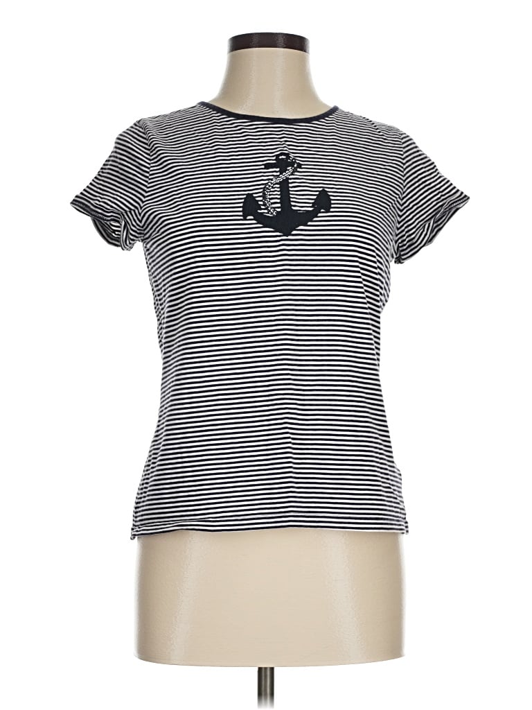 Pre-owned Talbots Outlet Short Sleeve T-shirt In Gray