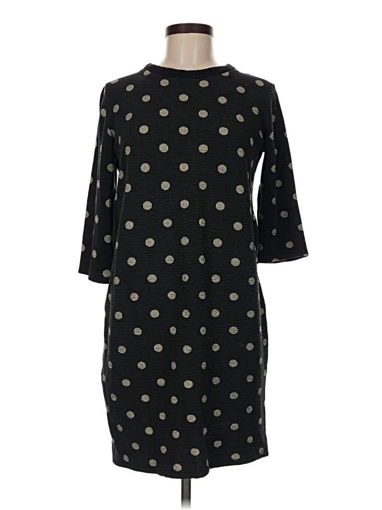 Pre-owned Zara Casual Dress In Black