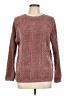 Orvis 100% Polyester Chevron-herringbone Burgundy Pullover Sweater Size L - photo 1