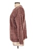 Orvis 100% Polyester Chevron-herringbone Burgundy Pullover Sweater Size L - photo 5