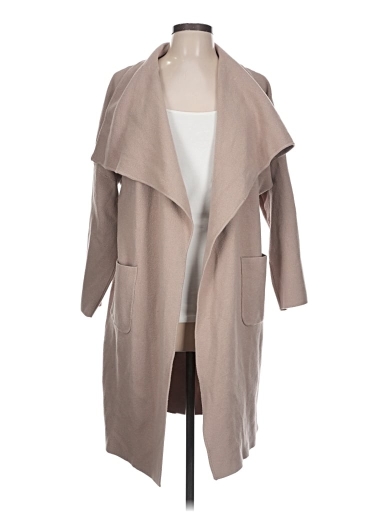 Pre-owned M Magaschoni Cardigan Sweater In Tan