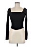 Socialite Black Long Sleeve Top Size M - photo 1