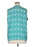 Violet & Claire 100% Polyester Teal Sleeveless Blouse Size 1X - photo 2