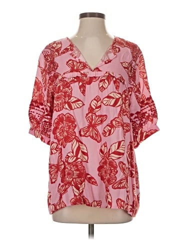 Vineet Bahl 3/4 Sleeve Blouse (view 1)