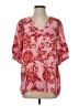 Vineet Bahl Pink 3/4 Sleeve Blouse Size M - photo 1