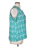 Violet & Claire 100% Polyester Teal Sleeveless Blouse Size 1X - photo 4