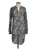 DKNY 100% Polyester Gray Kimono Size S - photo 1