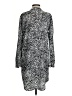 DKNY 100% Polyester Gray Kimono Size S - photo 2