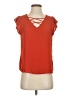 Papermoon Orange Short Sleeve Top Size S (petite) - photo 1