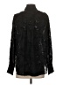 H&M 100% Polyester Black Long Sleeve Blouse Size M - photo 2