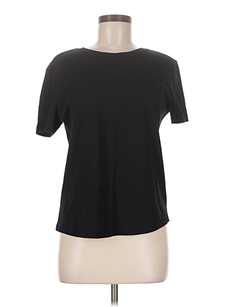 Pre-owned Mng Short Sleeve T-shirt In Black