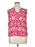 Kenar 100% Rayon Red Sleeveless Blouse Size 1X - photo 1
