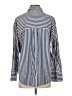 Zara Stripes Blue Long Sleeve Blouse Size XS - photo 2