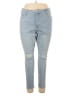 Old Navy Solid Blue Jeans Size 18 Petite - photo 1