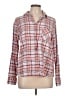 J.Crew 100% Cotton Plaid Pink Long Sleeve Blouse Size 12 - photo 1