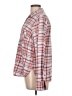 J.Crew 100% Cotton Plaid Pink Long Sleeve Blouse Size 12 - photo 5