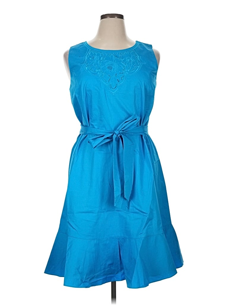 Pre-owned Talbots Casual Dress In Blue