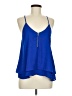 Love Tree 100% Polyester Blue Sleeveless Blouse Size M - photo 1