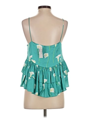 Caroline Constas Sleeveless Silk Top (view 2)