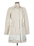 Coach 100% Cotton Ivory Trenchcoat Size 4 - photo 1