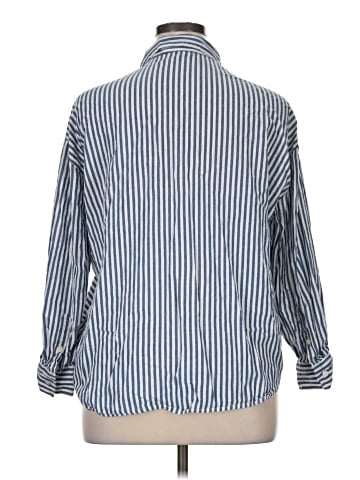 Elizabeth and James Long Sleeve Button-Down Shirt (view 2)