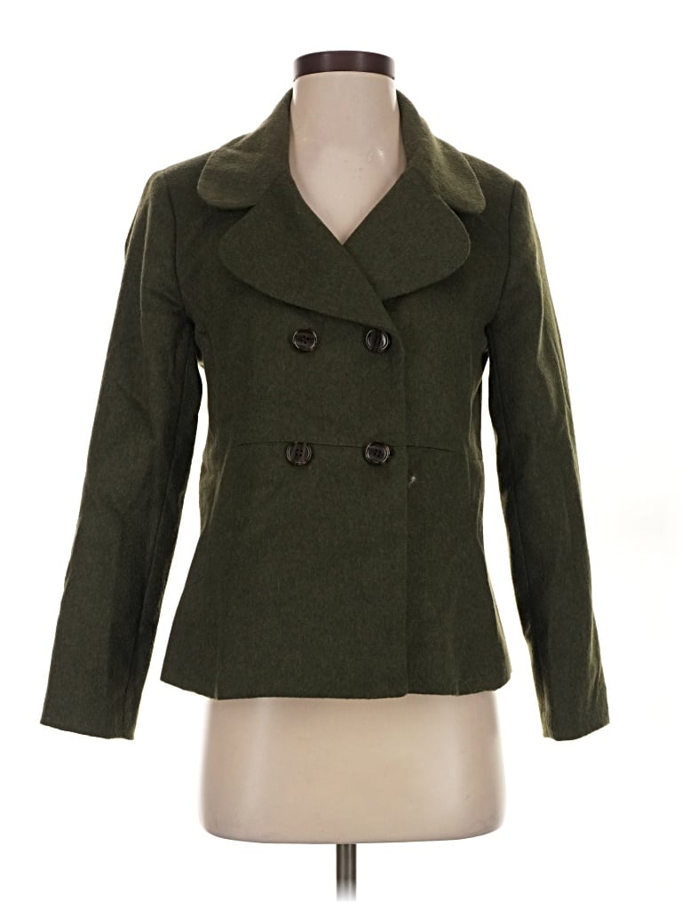 Pre-owned Talbots Coat In Green